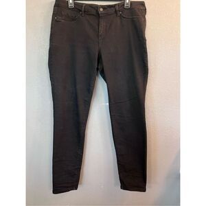 Black Jessica Simpson Jeans Size 32 Kiss Me Super Skinny VGUC‎